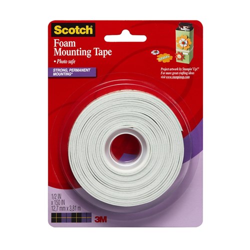 Tape Foam Mounting 3M Scotch Heavy Duty 12.7mmx3.81m_2